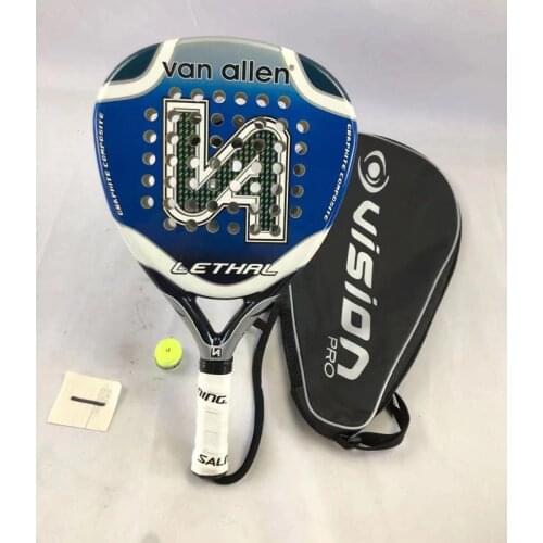 High Quality Men Padel Tennis Racket Carbon Fiber EVA Face Beach Tennis Padel Beach Racquet Racket Paddle Tennis With Cover