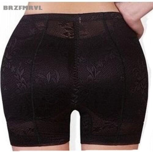 Black padde hip panty lace Bottoms Up underwear bottom hip pad panty sexy lingerie buttock up panty Women Padded Panty for women
