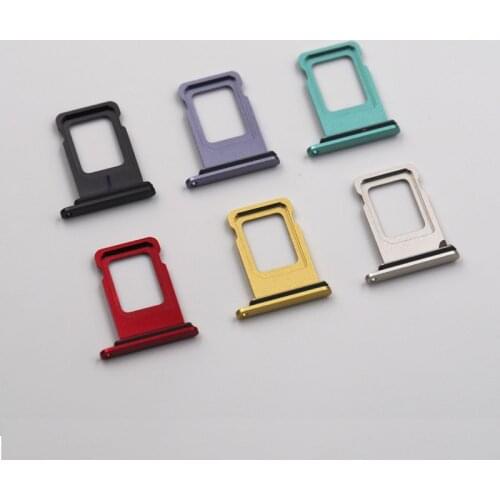 ZONBEMA 10pcs Original New Sim Card Adapter For iPhone 11 Micro Sim Card Tray Slot Holder Replacement
