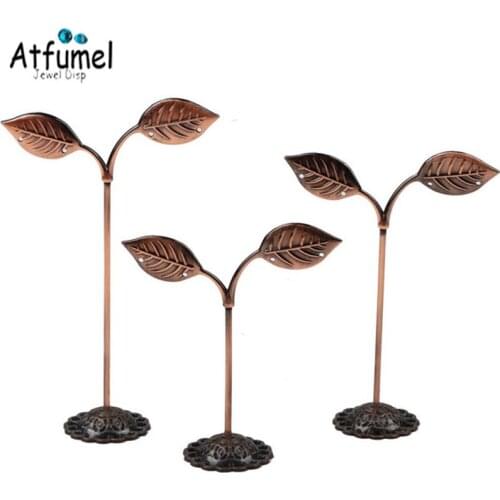 3Pcs/Set Creative Earrings Ornament Hanging Rack Fashion Metal Earring Stud Ring Organizer Holder Joyeros Organizador De Joyas