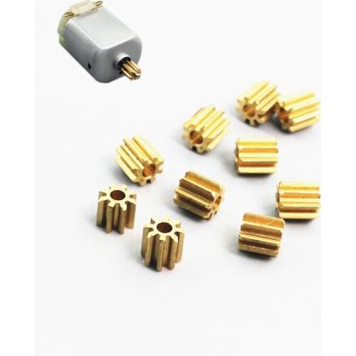 8 Teeth Copper gear 0.5M 8T Spindle Gear GOOD PARTS