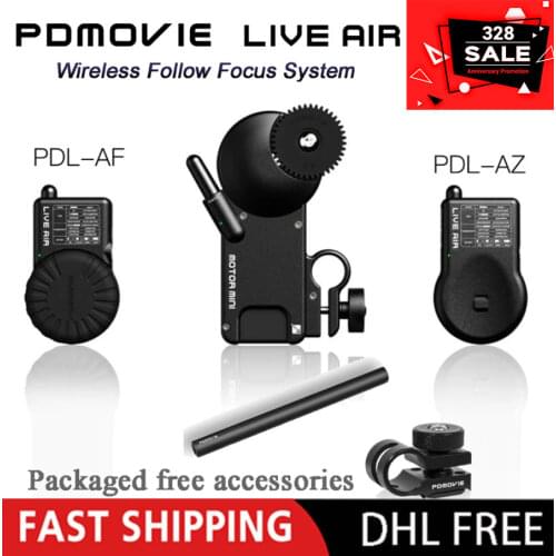 PDMOVIE LIVE AIR Bluetooth Wireless Follow Focus System For Zhiyun Crane 2 DJI RoninS RONINS AK2000 AK4000 Zhiyun Crane2