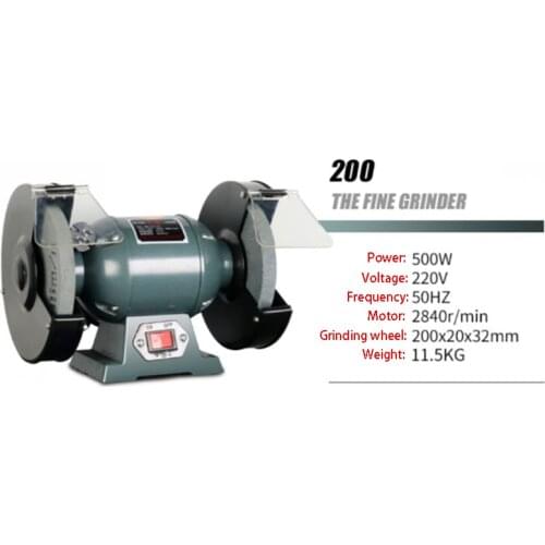 250 Heavy Industrial Bench type Vertical Grinder Household Small 220V/380V Polishing machine Electric sand wheel Cutter grinder