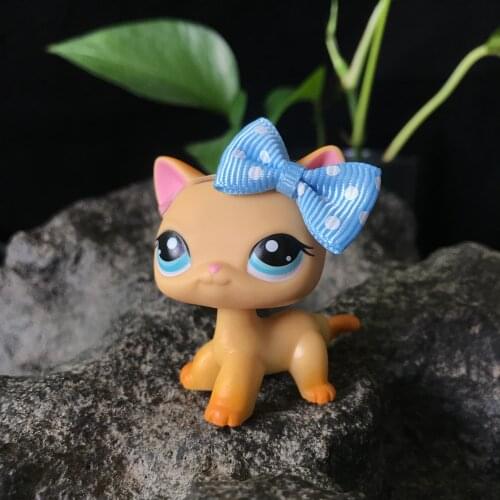 Pet toys Collie Great Dane Dane Dog Cat Transparent neck (Red magnet) with Mini Accessories Figures Collection More Choice