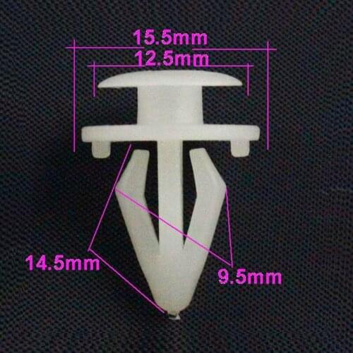 Ka li li Plastic Rivet Panel Trim Fixed Fastener White Retainer Clip For Toyota Chery Dongfeng Door Plate