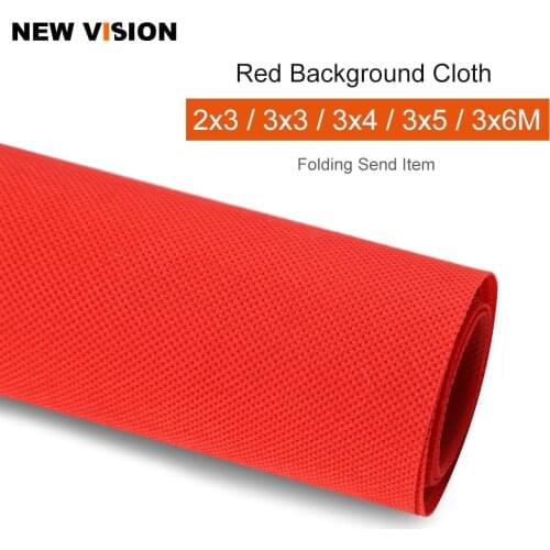 Red Non-woven Fabric Background Cloth 2x3m 3x3m 3x4m 3x5m 3x6m Photo Photography Backdrop Cloth for Photo Studio Backgrounds
