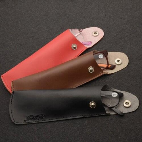 Fashion PU Leather Cover Sunglasses Case for Women Men Glasses Portable Soft Glasses Pouch Bag Accessories 2020 Fashion New