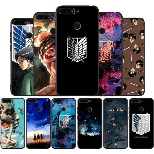 Anime attack on Titan Black TPU Silicone Soft Phone Case For Honor 8X 9 8 10 20 30 Lite Pro MATE 9 10 20 30 Pro Lite