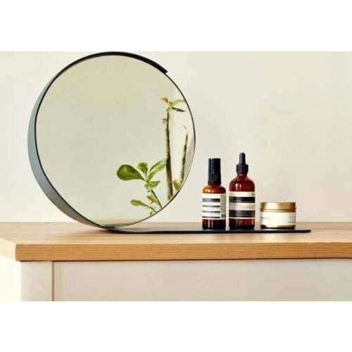 Tabletop Make-up Mirror Nordic INS Style зеркало Bedroom Bathroom Household Multifunctional Store Object Dressing Mirrors