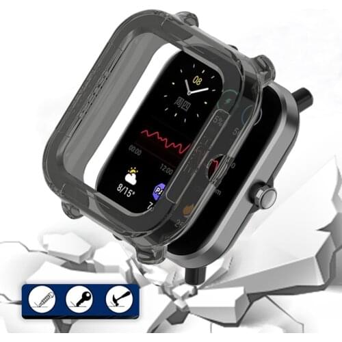 New Cases For Amazfit Bip U Pro Case TPU Soft Bumper Watch Protector for Amazfit GTS2 mini Cover Shell