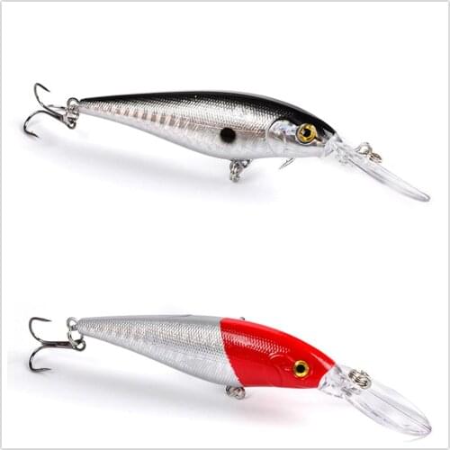 1PCS Minnow Fishing Lure Hard Artificial Bait Bionic Fish Bait115mm/10g Fishing Wobblers Crankbait Perch Carp Fishing tackle
