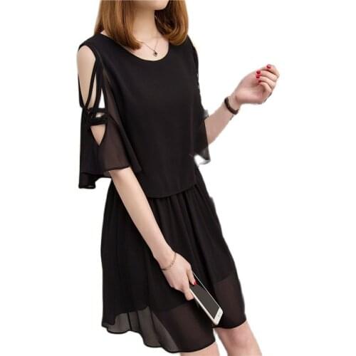 Chiffon dress fairy zixia 2020 new over A word outfits department of French show thin waist temperament