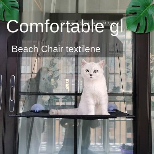 Cute Cat Hammock Hanging Beds for Cats Comfortable Cat Window Hammock Bed With Blanket Detachable Soft Seat Beds Bearing 20kg