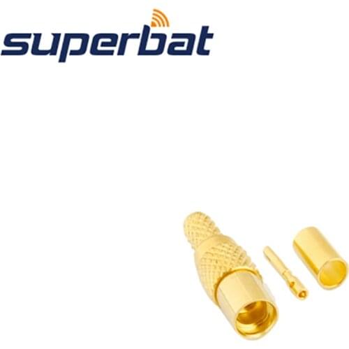Superbat MMCX Crimp Jack RF Coaxial Connector for Cable RG174 RG188A RG316 LMR100