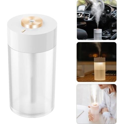 Rechargeable Usb Portable Air Humidifier Wireless Electric Humidifiers Diffuser Cool Mist Maker Night Lamp Purification For Home