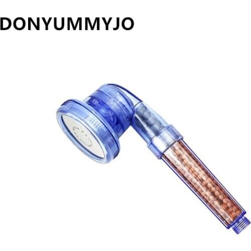 Water Saving SPA Shower Heads Handheld Round Adjustable 3 Functions Shower head Bathroom Accessories Ducha Chuveiro