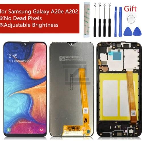 For Samsung Galaxy A20e LCD Display A202 2019 Touch Screen Digitizer Assembly SM-A202F/DS screen replacement Repair parts