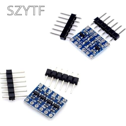 5pcs 4 Channel IIC I2C UART SPI Logic Level Converter Bi-Directional Module 5V to 3.3V Tool