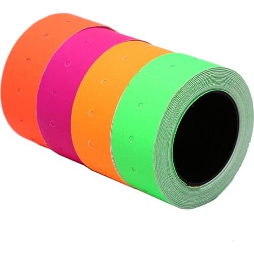 500Pcs/1Roll Colorful Paper Adhesive Price Tag For MX-5500 Price Tag Gun Sticker Jewelry Price Tag Label Mark