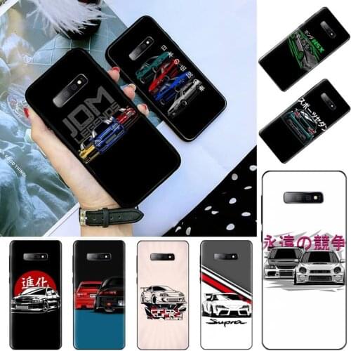 Racing car JDM cartoon Phone Case For Samsung galaxy S 7 8 9 10 20 edge A 6 10 20 30 50 51 70 note 10 plus