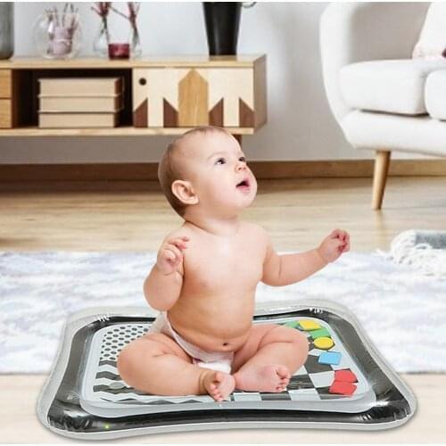 Baby Kids Water Play Mat Toys Inflatable Thicken PVC Infant Tummy Time Playmat Toddler Activity Play Center Water Mat For Baby