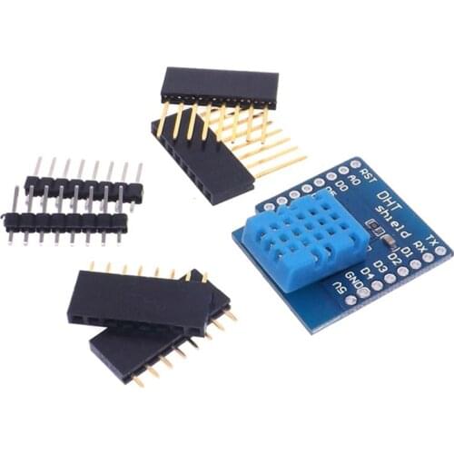 DHT11 digital temperature and humidity sensor module for D1 mini module expansion board learning board