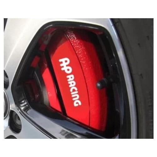 For AP RACING Brake Caliper Hight Temp Vinyl Decal Stickers Set Of 4 (Any Color) Car Styling
