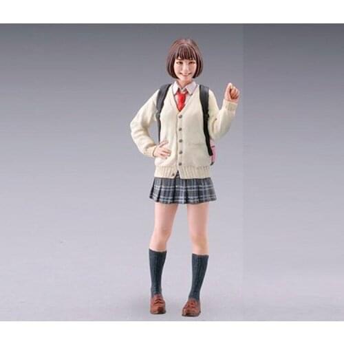 1/12 Resin Model figure GK Japanese female high school student Unassembled and unpainted kit