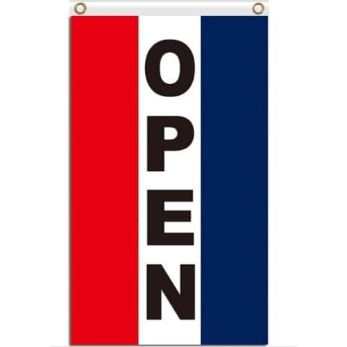Custom Advertising open Flag 3x5 ft custom any business hobby Polyester Flag