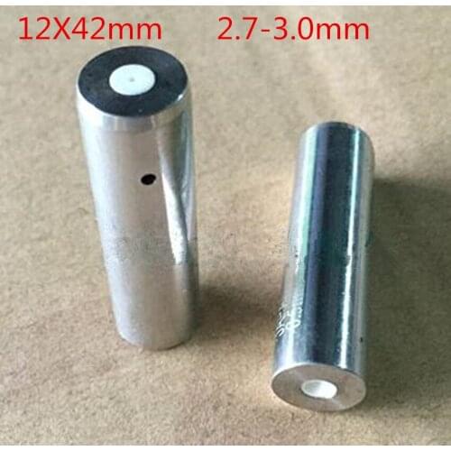 2pcs EDM Machine Ceramic Guide 12X42mm 2.7-3.0mm Guide Tube For Drill Guide For EDM Drilling Machine