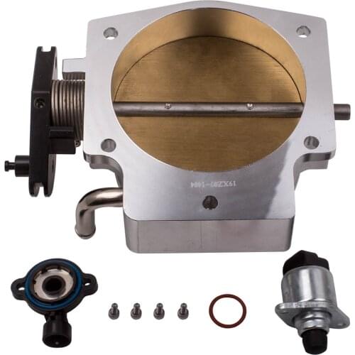102MM Throttle Body fit for GM 3 LS1 LS2 LS3 LS6 LS7 LSX BILLET Silver Brand New