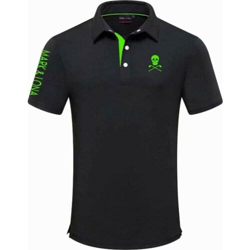 Summer Golf T-Shirt 3 Colors MARK.LONA New Short Sleeve Mens Clothes Outdoor Casual Polo Shirt S-XXL in Choice