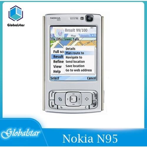 Nokia n95 Refurbished Unlocked Original Nokia N95 5MP Camera Mobile Phone Unlocked 3G Wifi Arabic Russian Language Refurbished p