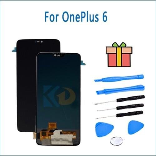 OLED For OnePlus 6 LCD Touch Screen Digitizer Assembly For Oneplus 6 Display Replacement 1+6 A6000 LCD A6003