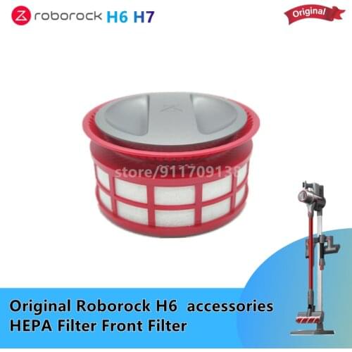 Original Roborock H6 H7 Part Pack Handheld Vacuum Cleaner Spare Parts Kits HEPA Filter Front Filter