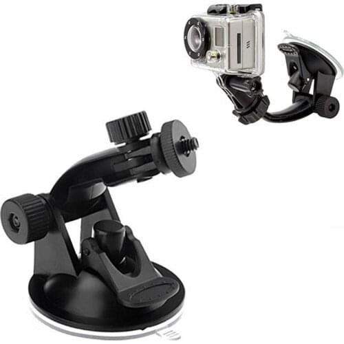 Suction cup for gopro hero9 8 7 6 5 yi2 action camera Glass Cam Tripod Bracket Mount for car mount glass monopod holder holding