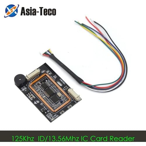 RFID card reader 125Khz 13.56MHZ Access control inductive card reader module with Wiegand 34 reader
