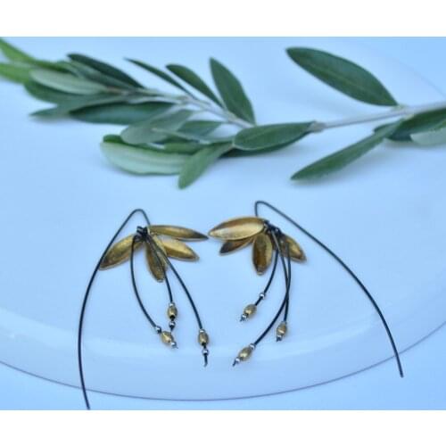 Handmade silver earrings free shipping from Turkey