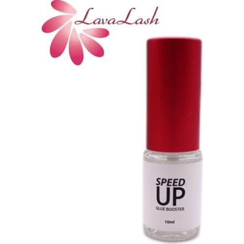 Speed Up Glue Booster False Eyelashes 10ml Red Cap Korea Professional Lash Lifting Adhesive Makeup Tools Clear Lash Perm