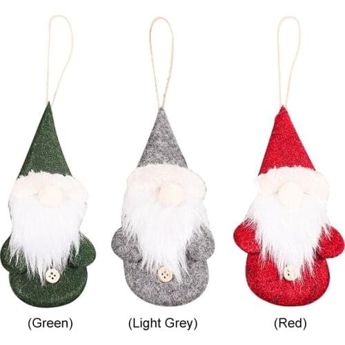 Standing Faceless Dwarf Plush Dolls Pendant Christmas Tree Gnome Ornament Party Home Decoration Props 2021 NEW