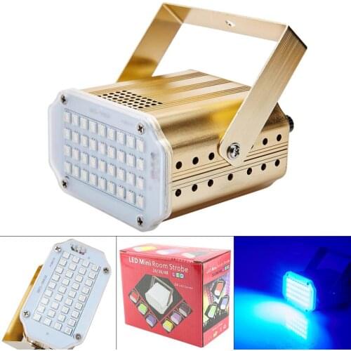 36 LED 9W Stage Effect Light Flashing Colorful Light Remote Sound Activated Disco Lights for Festival Parties/Wedding/Christmas