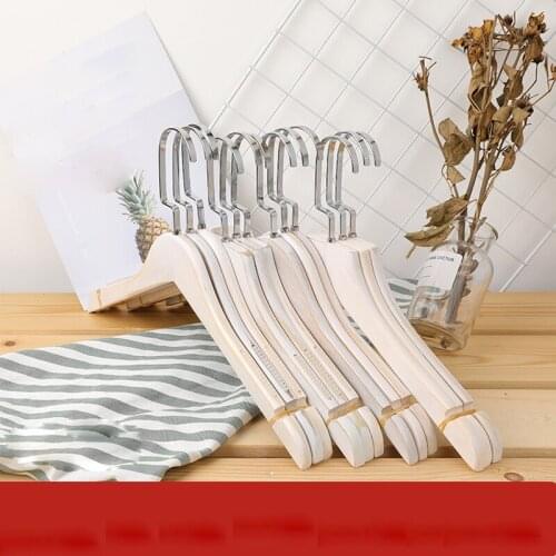 5pcd/lot 32cm-38cm Solid Wood Hangers/Adult Clothes Hanger/Wood Hanger/Wooden Pants Rack (20pcs can LOGO)