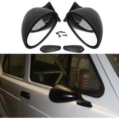 For Opel Manta 70 71 1972-75 GE / E Sporty Pair Door Mirror New matter Black LH RH Retro Answer