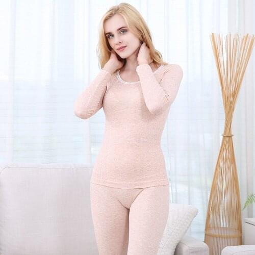 Winter Thermal Underwear Woman Long Johns Sets Warm Ladies Intimates Autumn Thermo Sporting Layers Female Pajamas