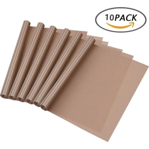 10PCS / Sheet 40*60cm 30*40cm Reusable Resistant Baking Mat Oil-proof Paper Baking Oven Tool Non-stick for BBQ baking tool