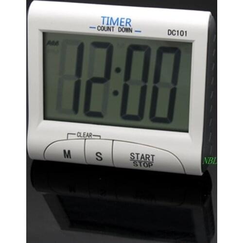 100% Original LCD Multifunctional Digital Cooking Kitchen Countdown Timer Count Down (12/24h) Alarm Clock And Stopwatch Hot Sale