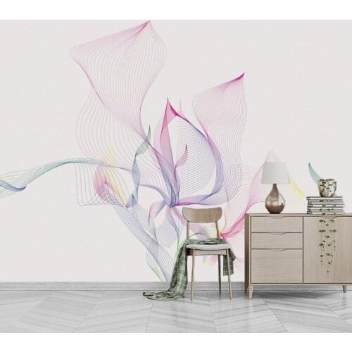 3D Photo modern abstract colorful 8D Flower Wallpaper Wall Murals Living Room TV Sofa Backdrop Paper Home 8d Decor