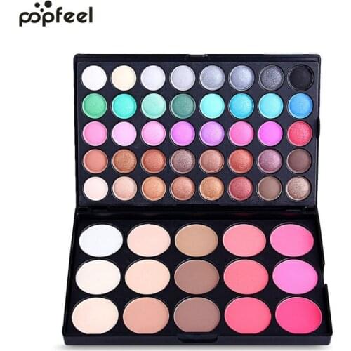55 Color Makeup Set Eyeshadow Palette Matte Eye Shadow Powder Waterproof Highlighter Shimmer Makeup Pigment Long-lasting blush