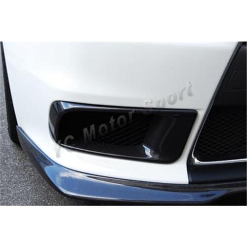 Car Accessories Carbon Fiber RA Style Front Bumper Side Air Duct Fit For 2008-2010 Evolution EVO X 10 Front Side Air Duct