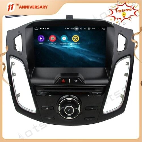 For Ford Focus 2012+ Android 10.0 4G+64GB Car Multimedia Player Radio GPS Navigation Car Stereo IPS Touch Screen DVD DSP Carplay